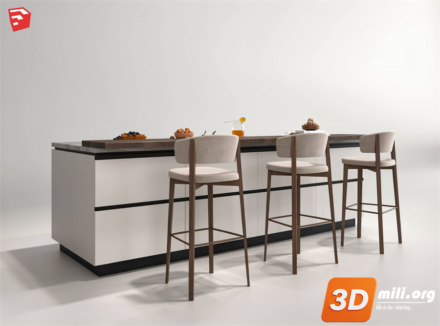 Kitchen island Skp Files